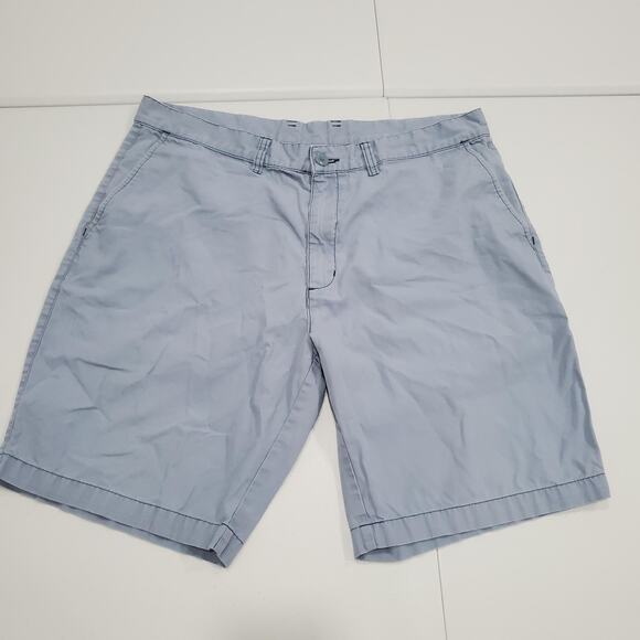 Patagonia Shorts Mens 36 Light Blue Organic Cotton Chino Flat Front STY 57725 - Picture 1 of 8